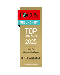 FOCUS Siegel "Top Mediziner Rheumatologie"